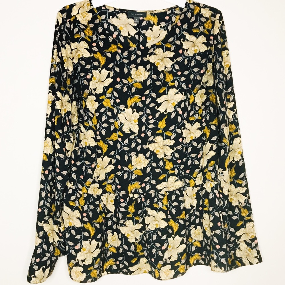 The Limited Long Sleeve Floral Blouse S